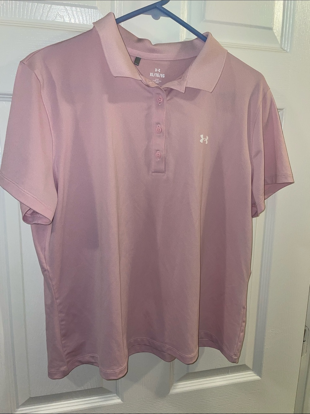Under Armour XL Light Pink Women's Performance Polo
